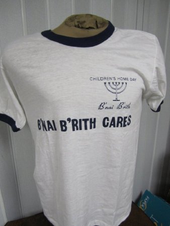White B'nai B'rith Children's Home Day t shirt