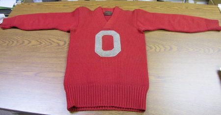 OSU Letter Sweater ca 1929 Harold Ziegler