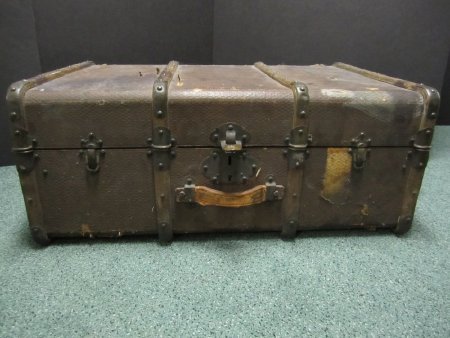Front view of suitcase